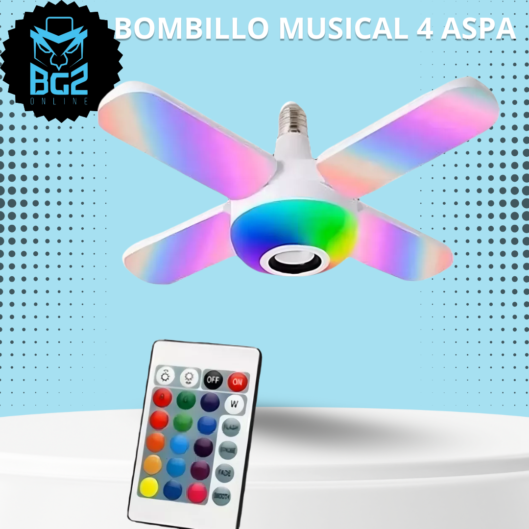 BOMBILLO MUSICAL 4 ASPA